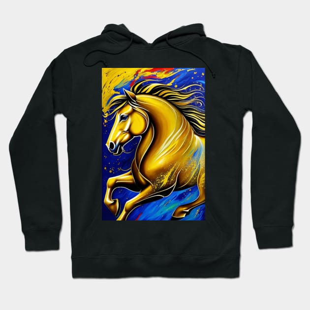 Fantastic Horse V1 Hoodie by Back to the source